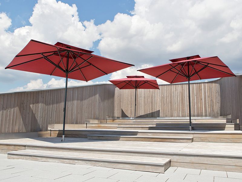 Primus Outdoor Umbrella by Caravita available through Shade Factor