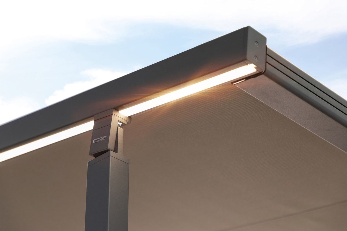 LED integration in the guide rail of the P20