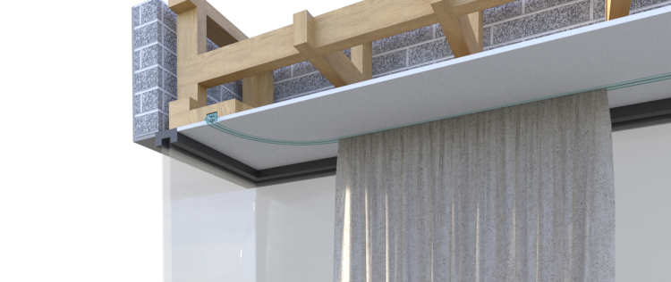 09. Corner example. 90 Degrees. Track Trim Simple Outside a window reveal complete