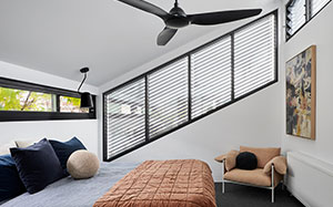 Asymmetric External Venetian Blinds