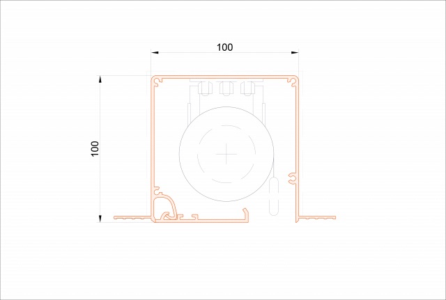 Blindspace 100mmx100mm standard box