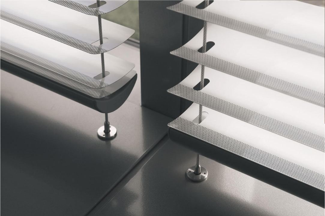 Close up photograph of Daylgiht Guidance blinds