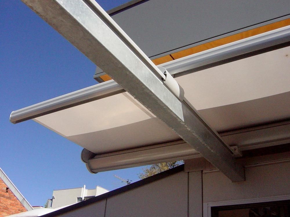 W7 Conservatory Awning installed on a residential house