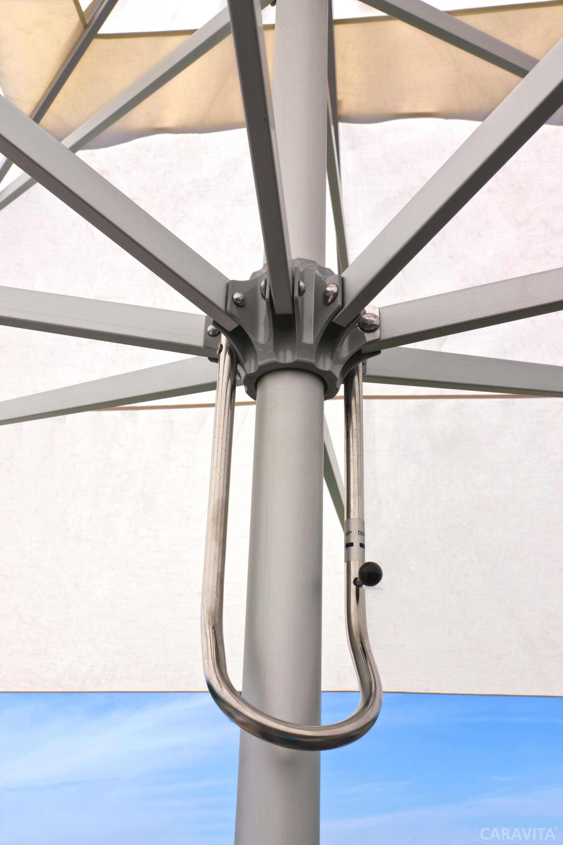 Crank mechanism of a Supremo umbrella from Caravita