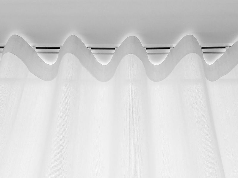 Recessed curtain track by Blindspace