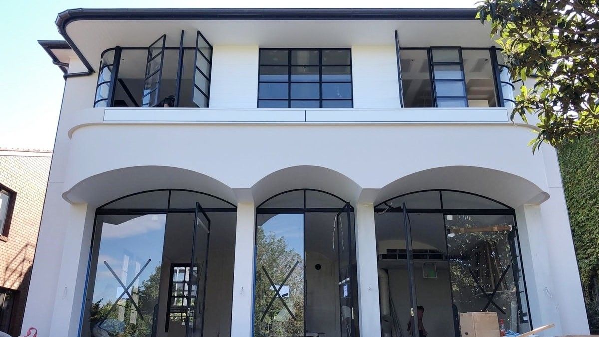 Two recessed 700s awnings integrated into the design of a home in Randwick, NSW