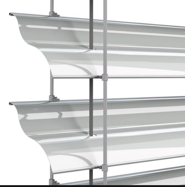 Wind Stable External Venetian blinds in CAD