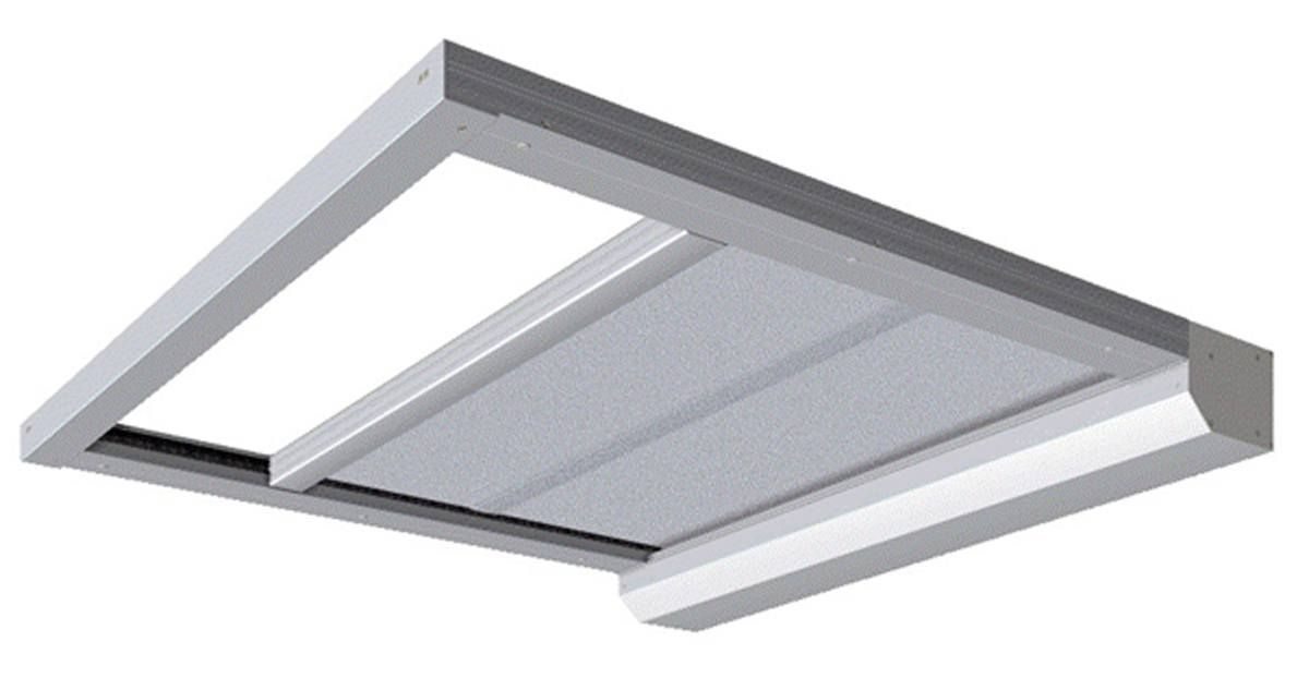 CAD drawing of a block out blind VDA13