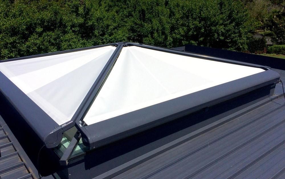 D3 Conservatory awning installed over a skylight