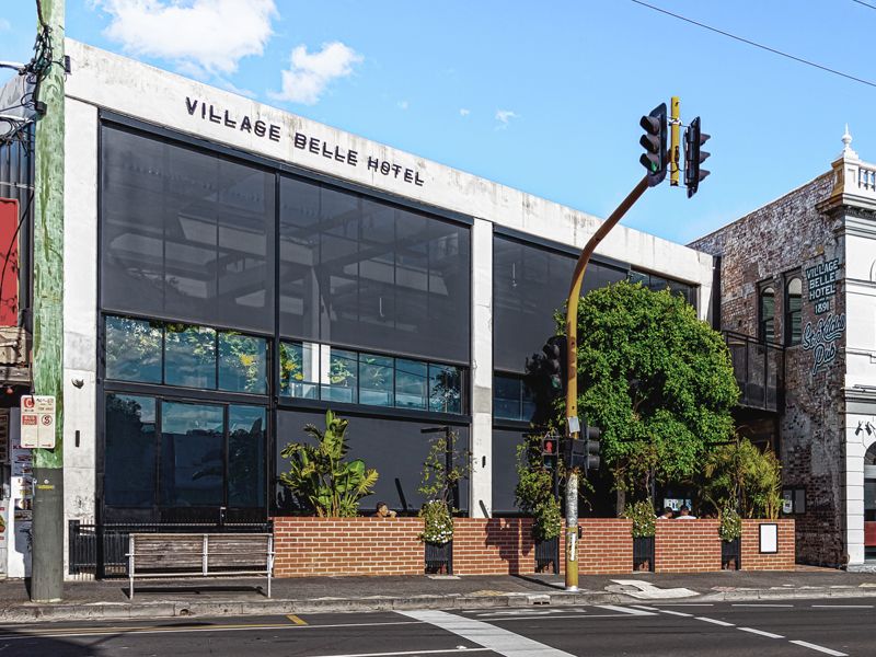 Zip awnings on the Village Belle Hotel