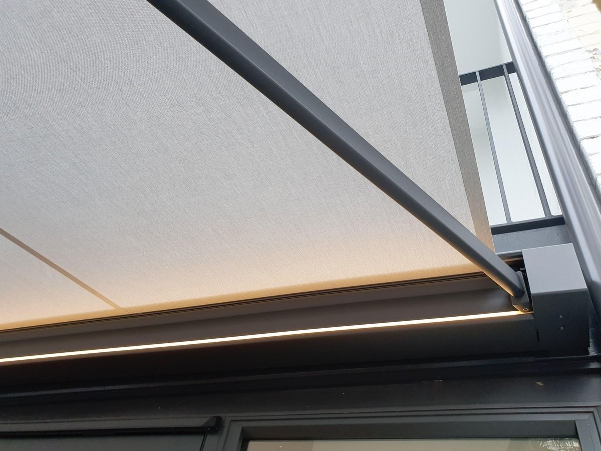 LED integrated into the K50 Cassette awning